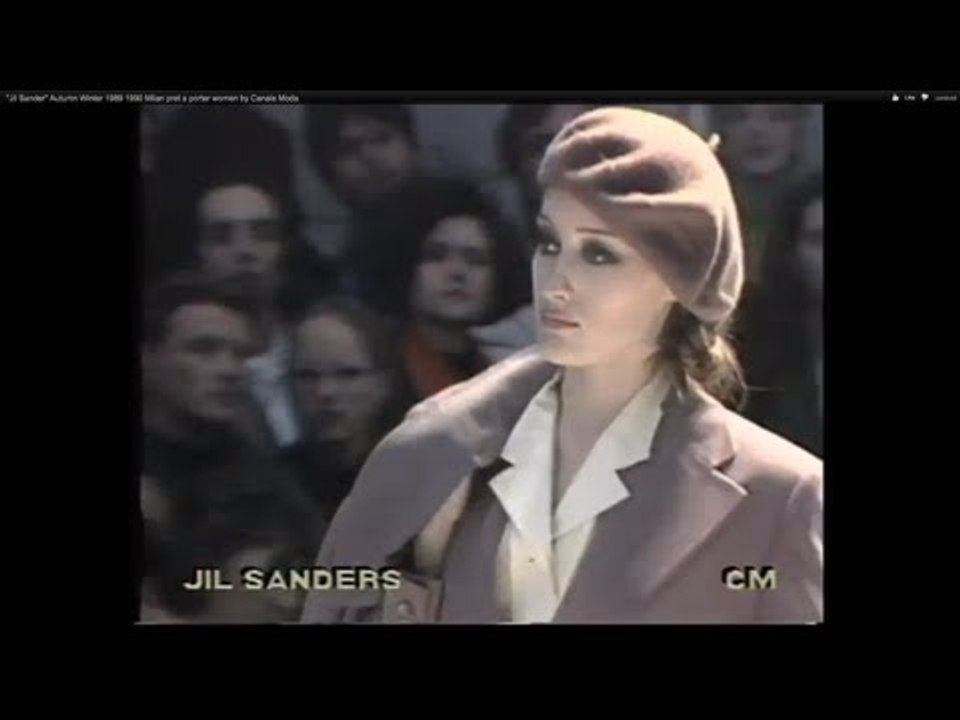 "Jil Sander" Autumn Winter 1989 1990 Milan pret a porter women by Canale Moda
