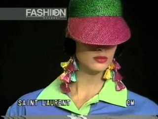"Yves Saint Laurent" Spring Summer 1988 Paris pret a porter women by Canale Moda