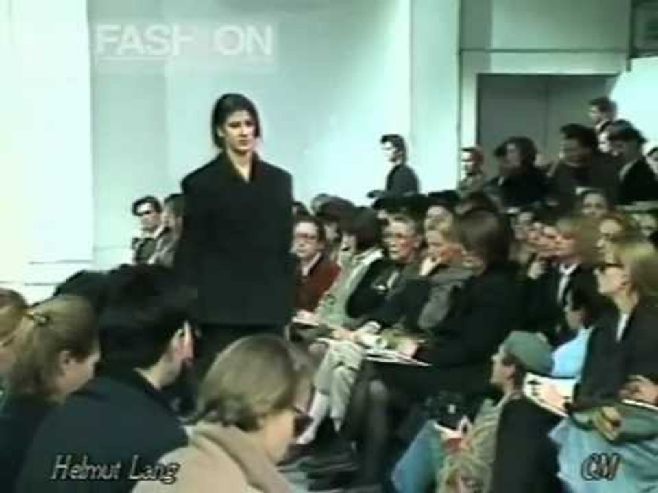 "Helmut Lang" Autumn Winter 1988 1989 Paris pret a porter women by Canale Moda