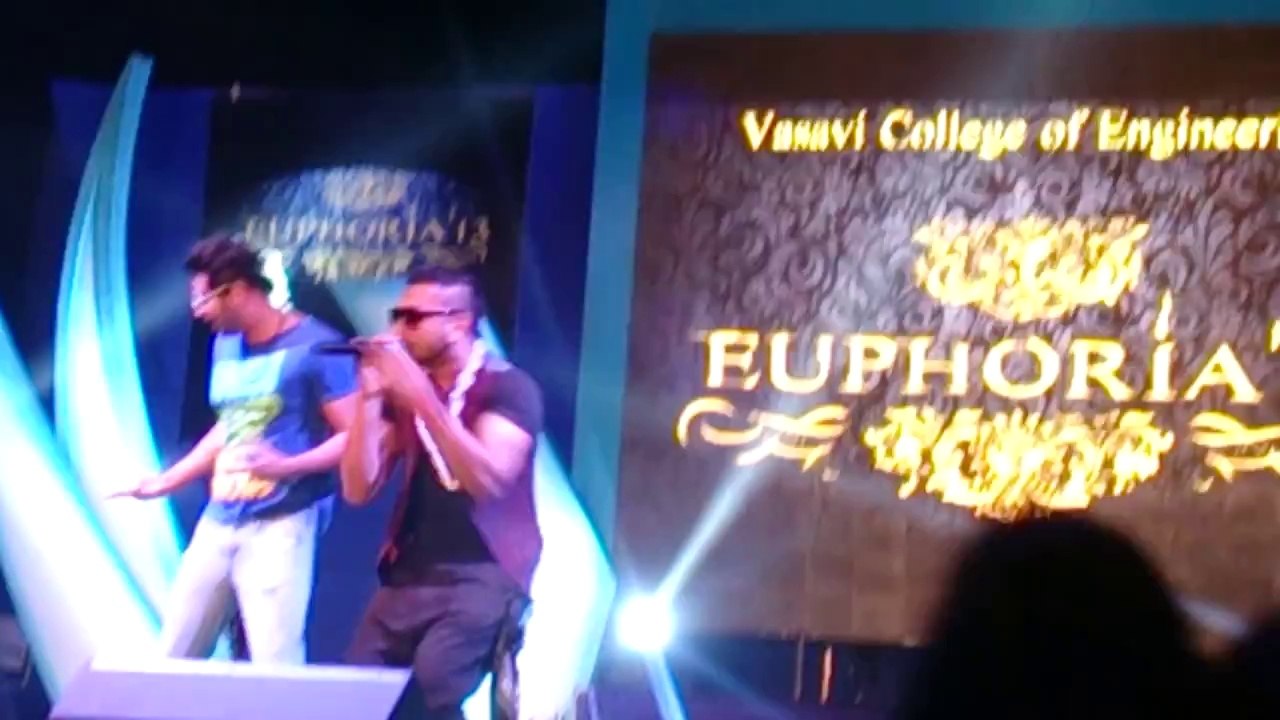 Yo Yo Honey Singh Live  HYDERABAD