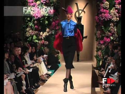 Yves Saint Laurent Autumn Winter 2001 2002 1 of 8 haute couture by FashionChannel
