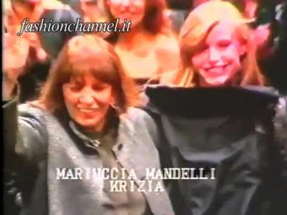 "Krizia" Autumn Winter 1982 1983 Milan Pret a Porter Woman by Canale Moda