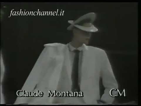 Claude Montana Spring Summer 1983 Paris Pret a Porter Woman by Canale Moda