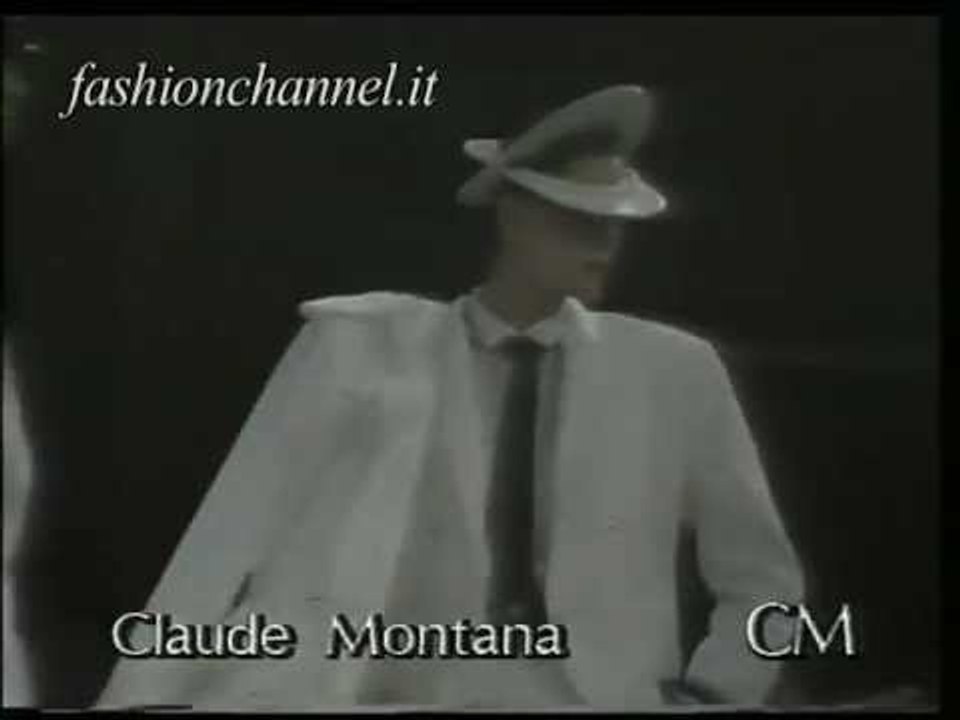 "Claude Montana" Spring Summer 1983 Paris Pret a Porter Woman by Canale Moda