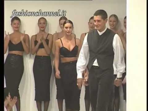 MONICA BELLUCCI modelling for DOLCE & GABBANA in 1995 by FashionChannel