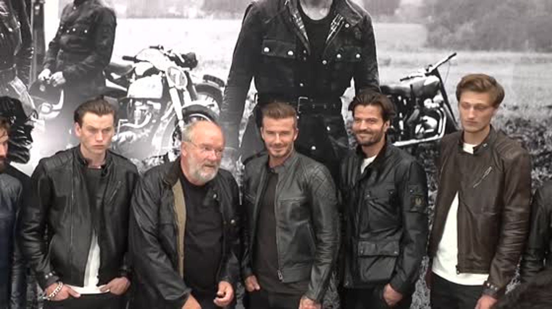 David Beckham lanza su más reciente colección Belstaff