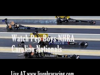 Watch Pep Boys NHRA Carolina Nationals Live