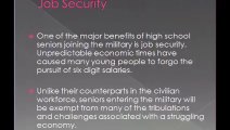 Benefits for High School Seniors to Join the Military