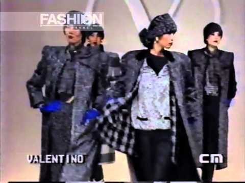 Coats Special Valentino Autumn Winter 1984 1985 Milan Pret a Porter Woman by Canale Moda