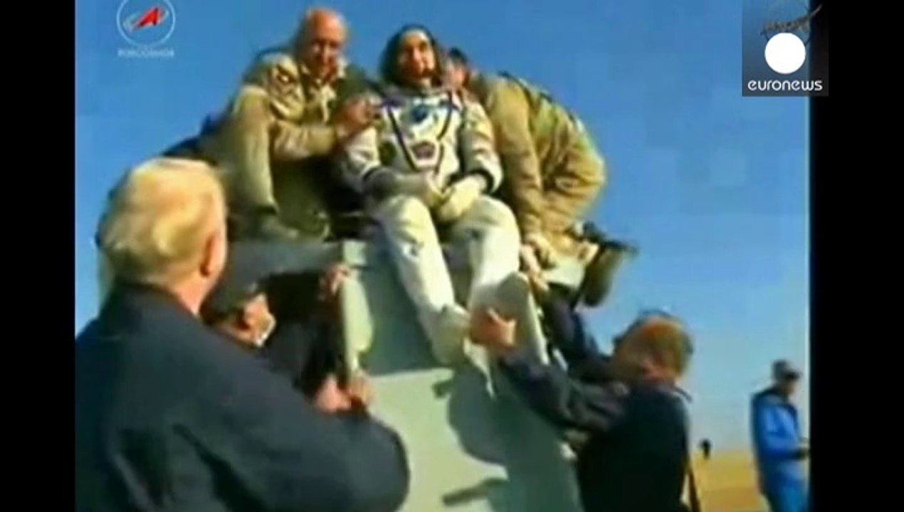 Regresan a la Tierra tres tripulantes de la ISS