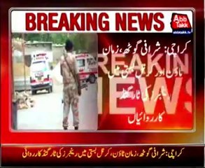 Rangers operation in Sharafi goth, 5 terrorist arrested