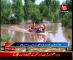 Flood hits villages in Hafizabad