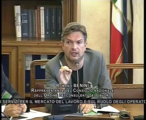 Roma - Audizione consulenti del lavoro (09.09.14)