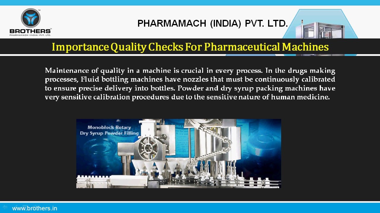 Why it Needs Validation Process while Manufacturing Pharmaceutical Machines? – Brothers Pharmamach