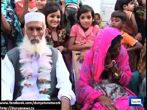 Old Couple Ties Knot In Flood Hit Village Of Gujrat