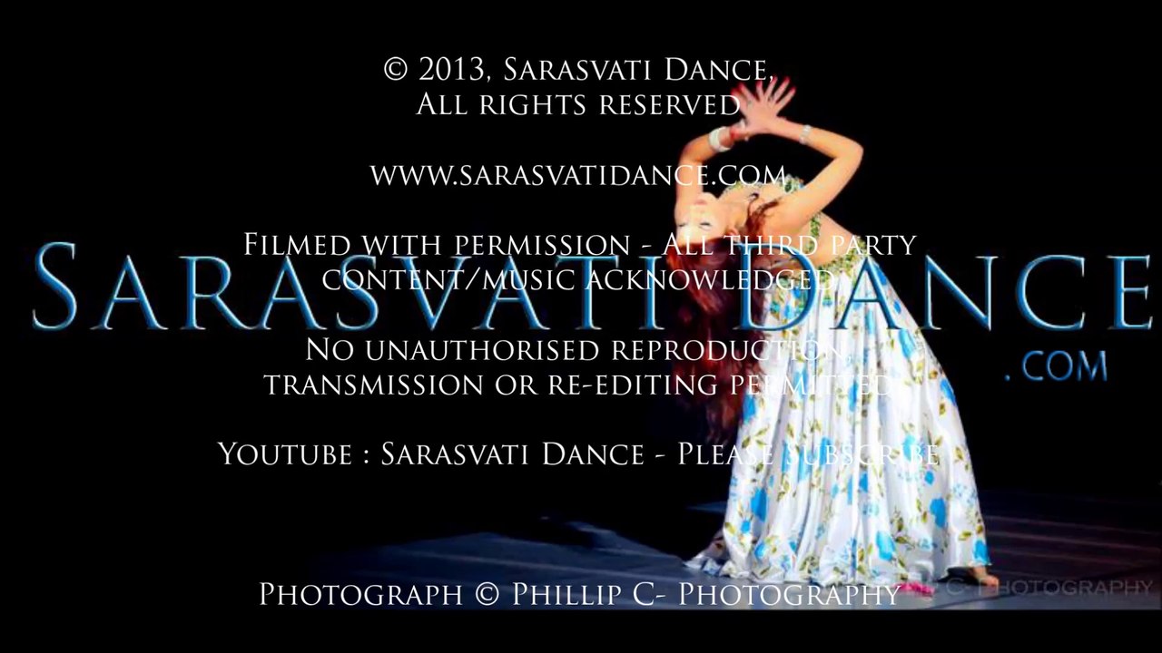 Sarasvati_Dance Belly dance with Fan veils to the Entrance of the Stars