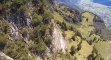 Extreme WingSuit Proximity Flying. Trench Line