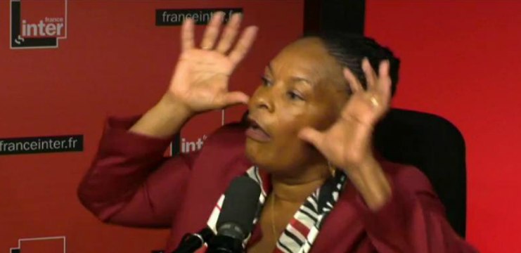 La grimace de Christiane Taubira - ZAPPING ACTU DU 11/09/2014