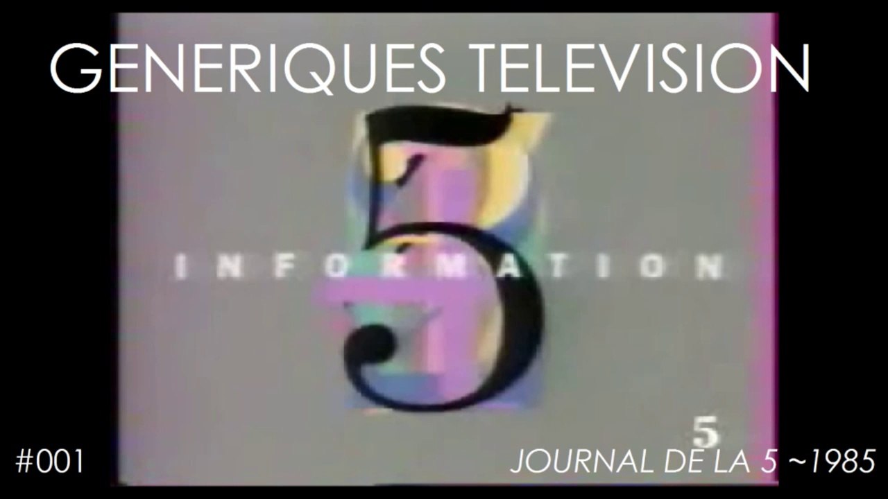 Génériques télévisions #1 - Journal 20H LaCinq 1992