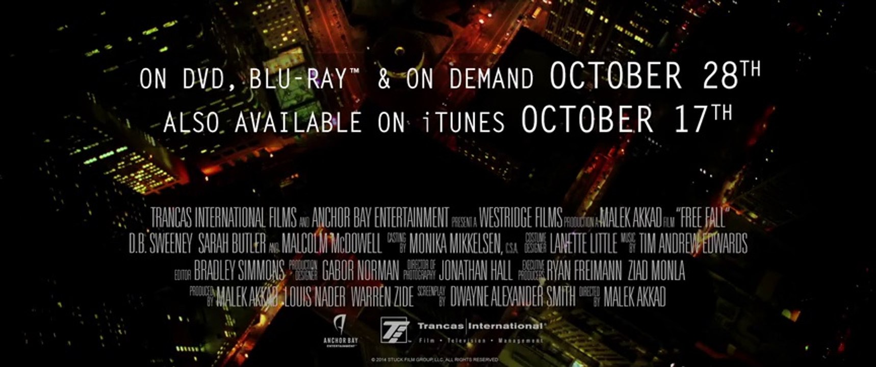 Free Fall (2014) Trailer