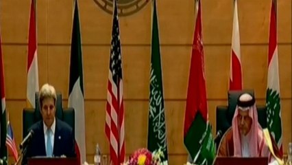 المؤتمر الصحفي لجون كيري وسعود الفيصل بجدة