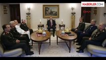 Cumhurbaşkanı Erdoğan Orgeneral Necdet Özel'i Kabul Etti