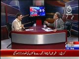 Hot Debate Between Caller and Nusrat Javed in a Live Show