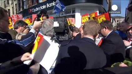 Começou a caça aos indecisos na Escócia