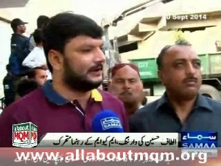 MQM Haqparast Representative activity in Karachi