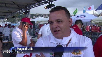 Nápoles homenajea la mejor pizza del mundo