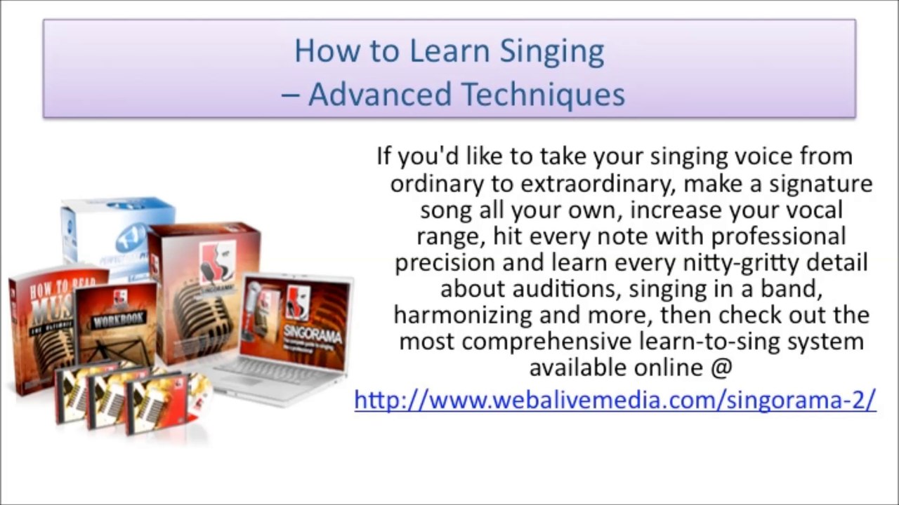 Singing Lessons for Beginners