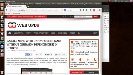 Nemo File Manager With Unity Patches