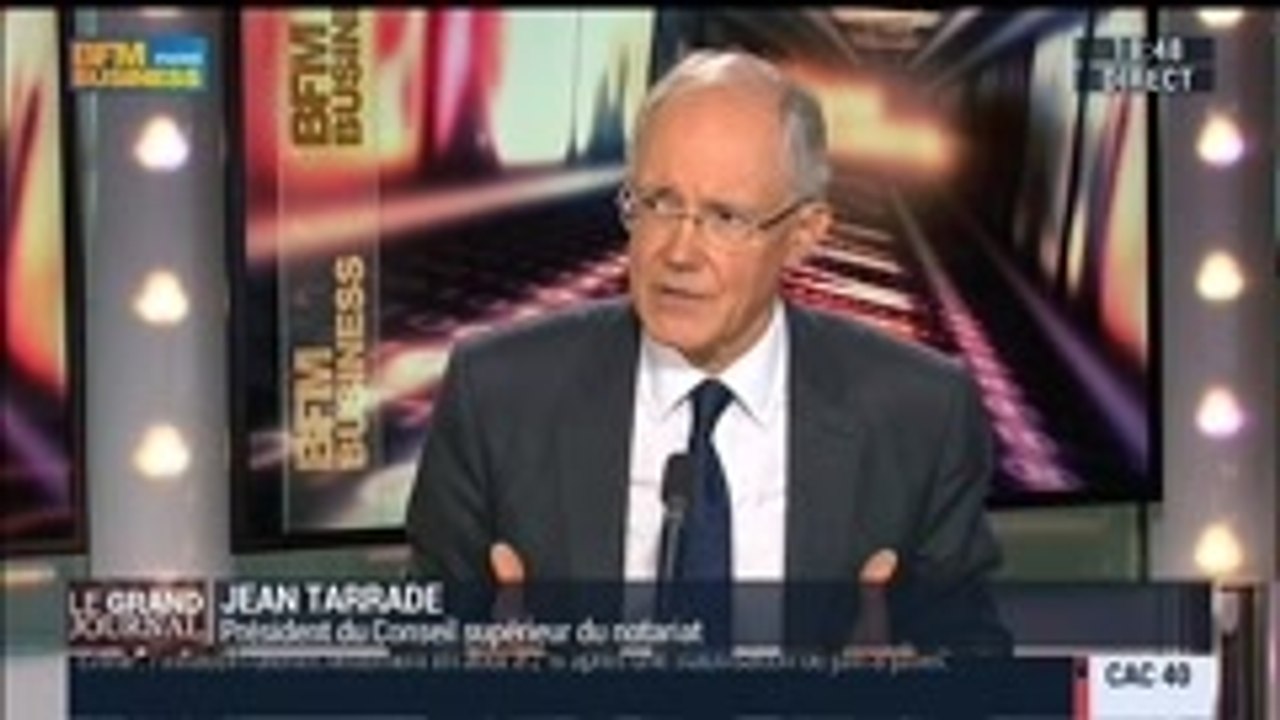 Jean Tarrade, président du Conseil supérieur du notariat, dans Le Grand Journal - 11/09 3/3