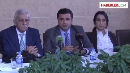 HDP heyeti basın toplantısı -