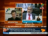 Argentina: es ley el Pago Soberano de deuda a los bonistas