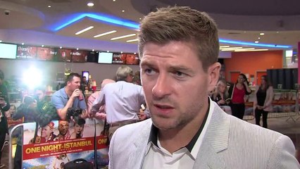 Steven Gerrard at One Night In Istanbul Premiere