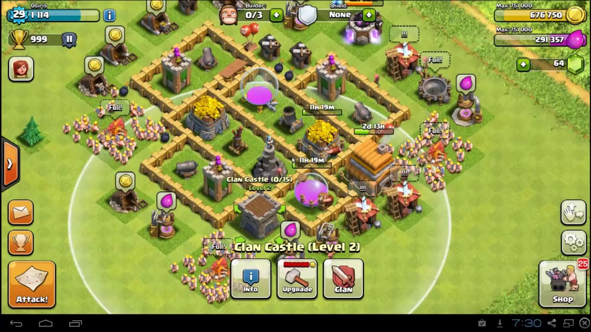 Guide To Defending Your Town Hall 5 Base In Clash Of Clans.
