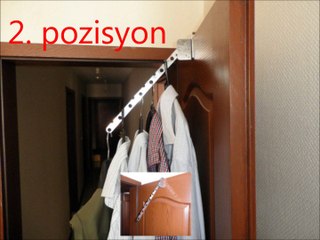 Alsu Çamaşır Havalandırma Kolu ile Kuru ve Taze Çamaşırlar