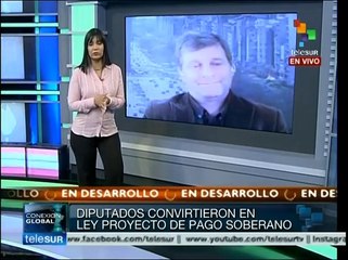 Lamenta Capitanich alineamiento de legisladores con fondos "buitre"