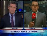 Suspenden segundo debate sobre fondos previsionales por desacuerdos