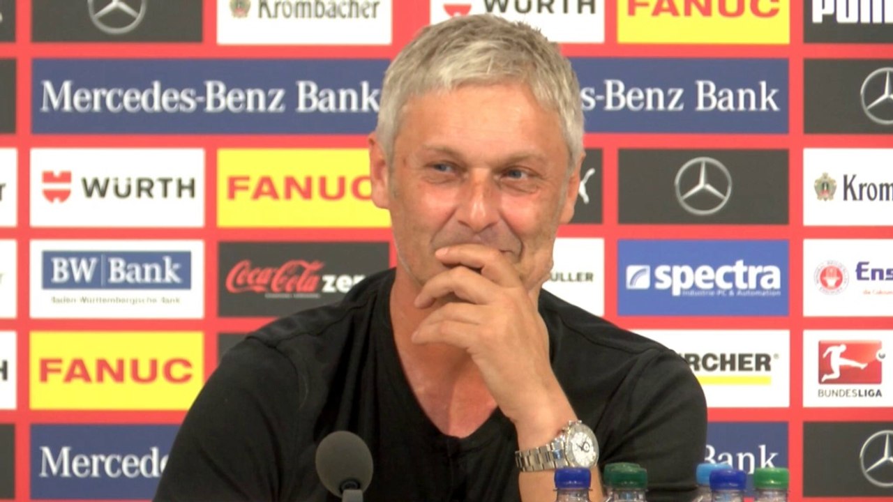 Spaß-PK! Veh lacht sich für Bayern warm