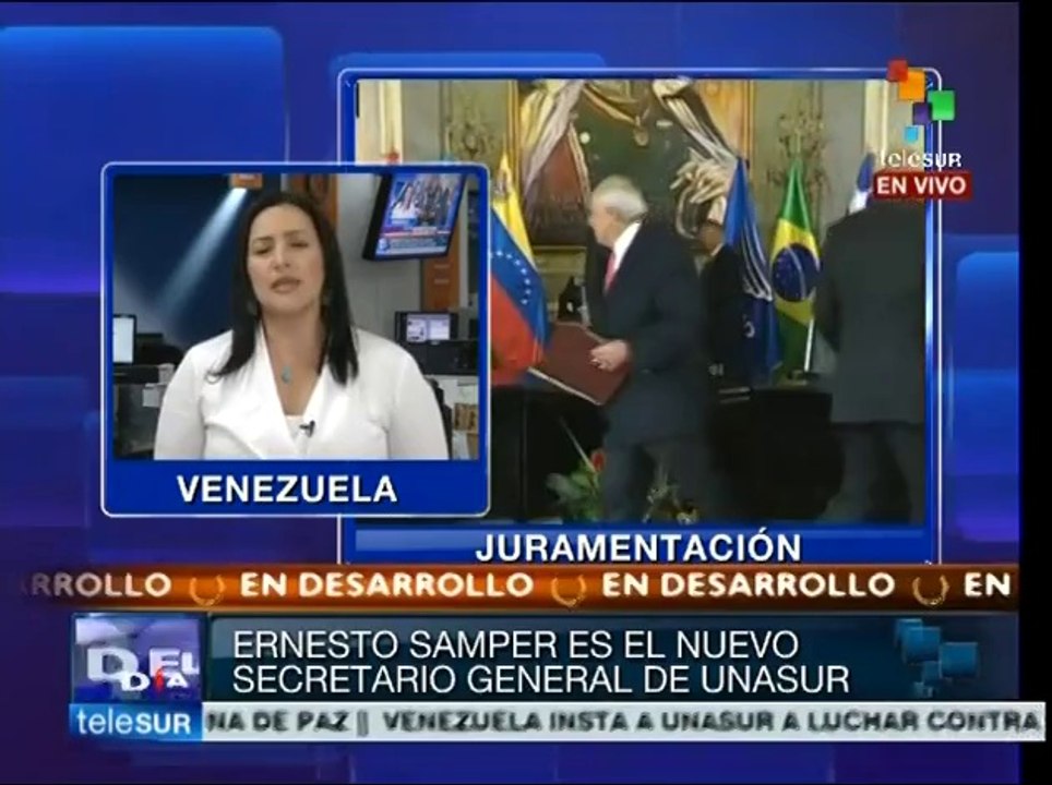 Asume Ernesto Samper como nuevo secretario general de UNASUR