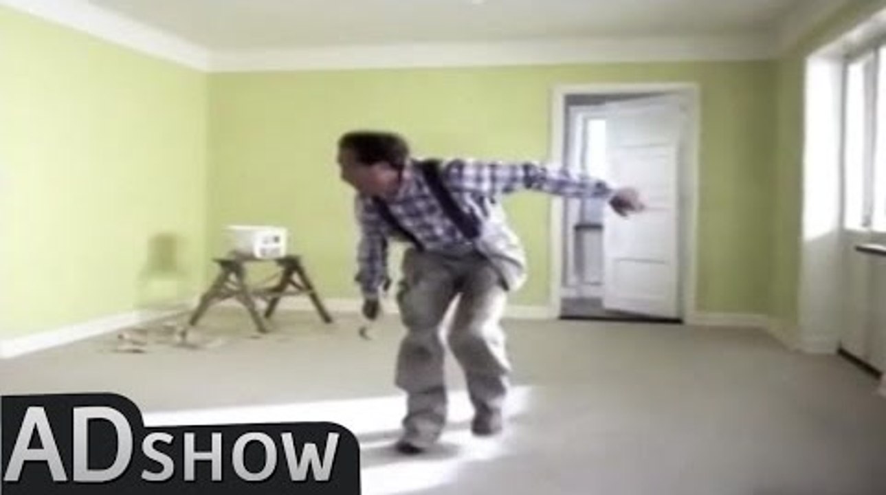 EPIC FAIL: Worker staples cigarettes in carpet ?!