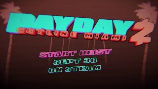 Payday 2 - Hotline Miami DLC Trailer (Live Action)
