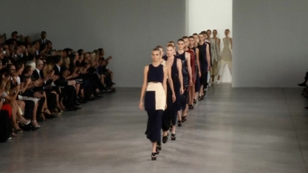Calvin Klein has fun with knits