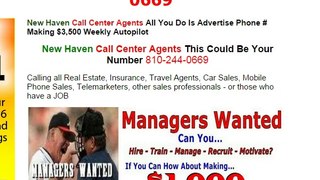 New Haven Call Center Agents This Could Be Your Number 810-244-0669