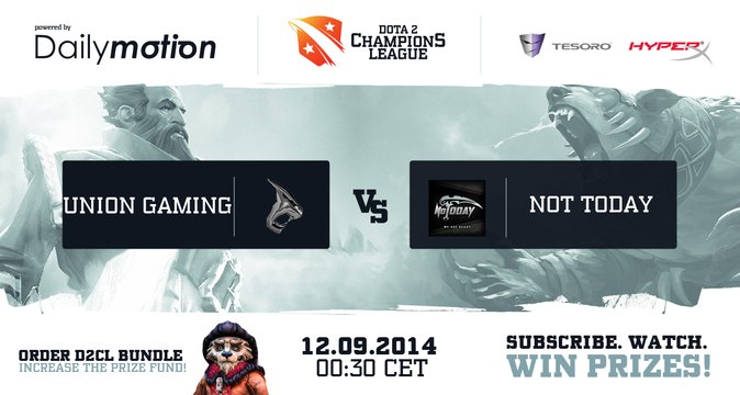 NoT vs uG Game 2 - Dota 2 Champions League @DotACapitalist, @Pandaeg0, @MSSDota