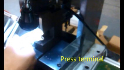 winding press terminal welding