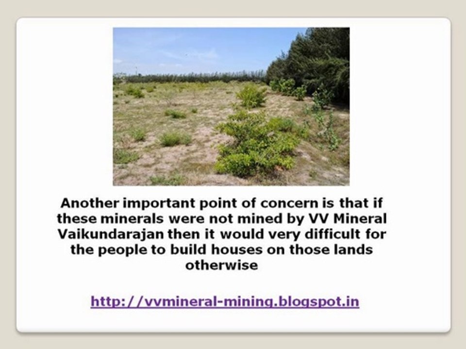 VV Mineral Wrongly Accused Of Illegal Beach Mining Aims At Conserving The Environment
