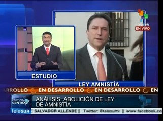 Abolición de la Ley de Amnistía es lo correcto: abogado chileno